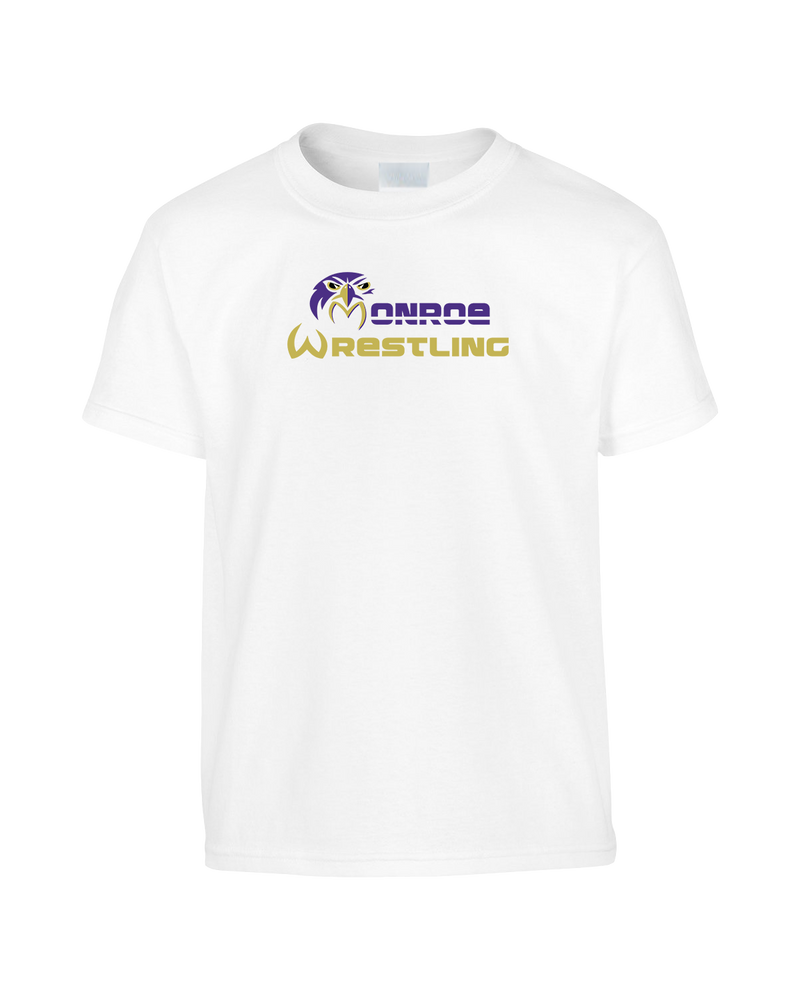 Monroe Township HS Wrestling Primary Logo - Youth T-Shirt