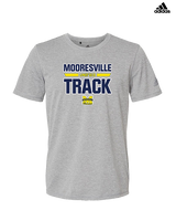 Mooresville HS Track & Field Logo - Mens Adidas Performance Shirt