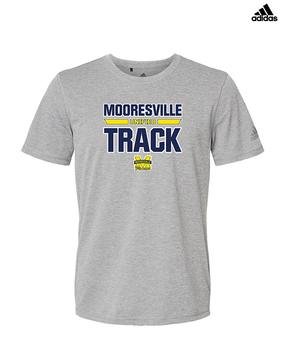Mooresville HS Track & Field Logo - Mens Adidas Performance Shirt