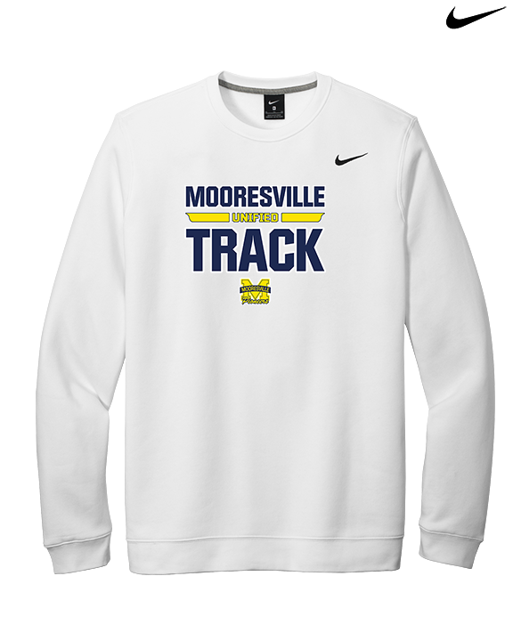 Mooresville HS Track & Field Logo - Mens Nike Crewneck