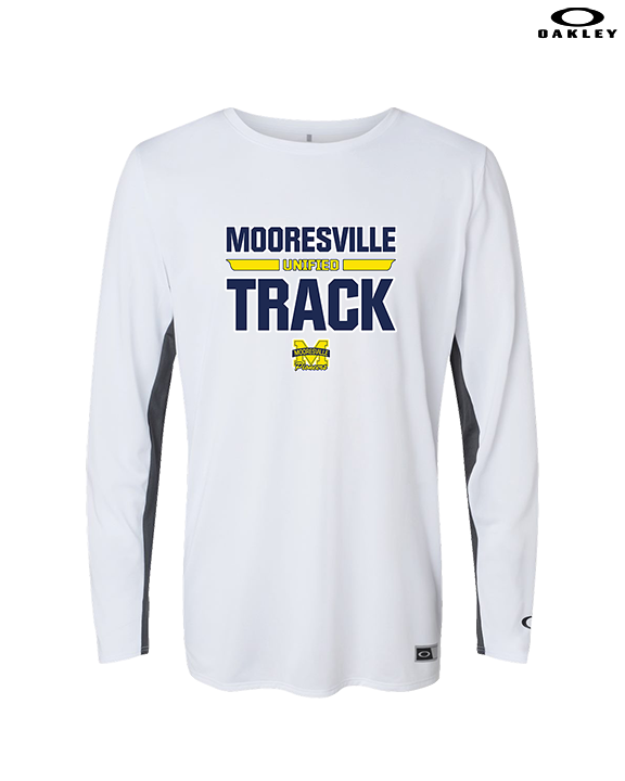 Mooresville HS Track & Field Logo - Mens Oakley Longsleeve