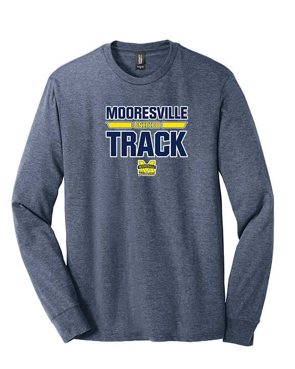 Mooresville HS Track & Field Logo - Tri-Blend Long Sleeve