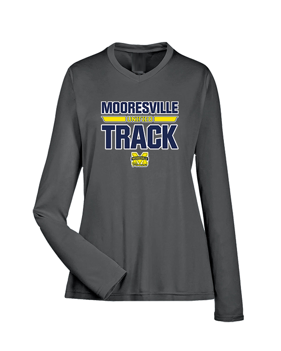 Mooresville HS Track & Field Logo - Womens Performance Longsleeve
