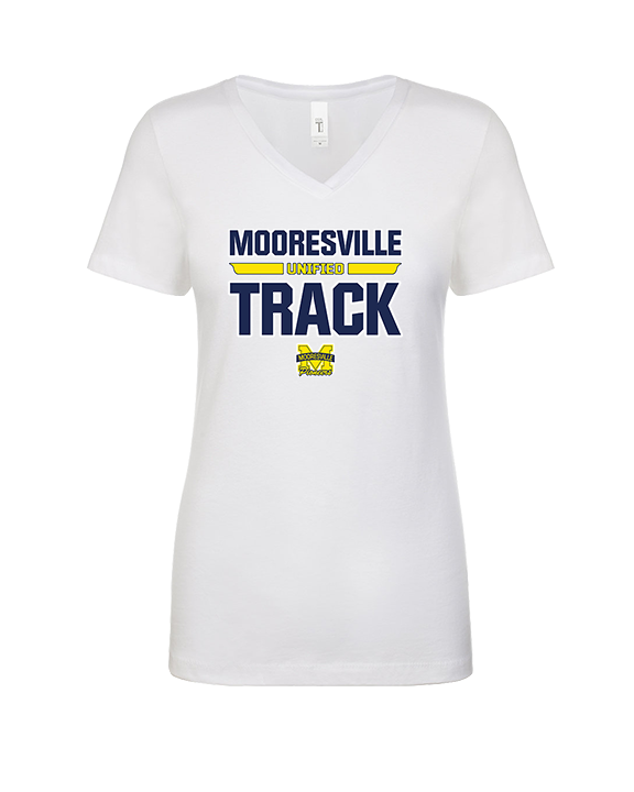 Mooresville HS Track & Field Logo - Womens Vneck
