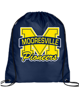 Mooresville HS Track & Field Logo M - Drawstring Bag