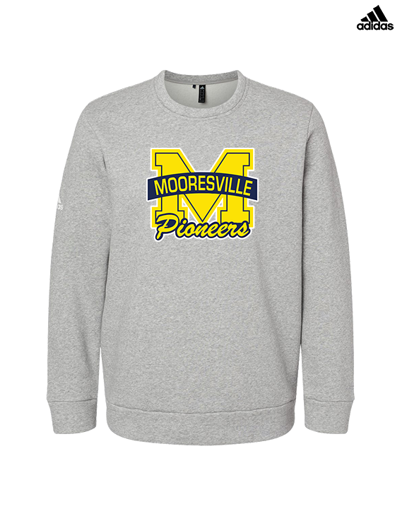 Mooresville HS Track & Field Logo M - Mens Adidas Crewneck