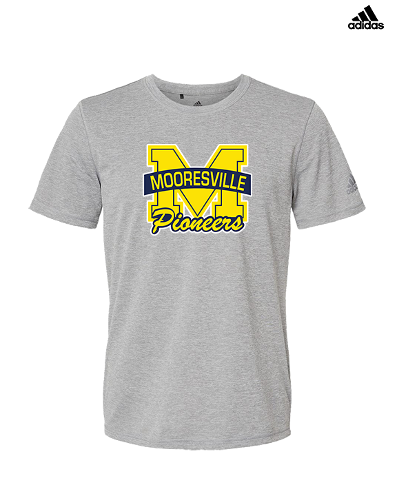 Mooresville HS Track & Field Logo M - Mens Adidas Performance Shirt