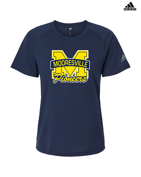 Mooresville HS Track & Field Logo M - Womens Adidas Performance Shirt