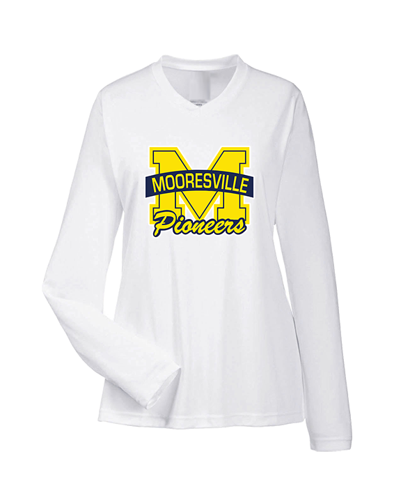 Mooresville HS Track & Field Logo M - Womens Performance Longsleeve