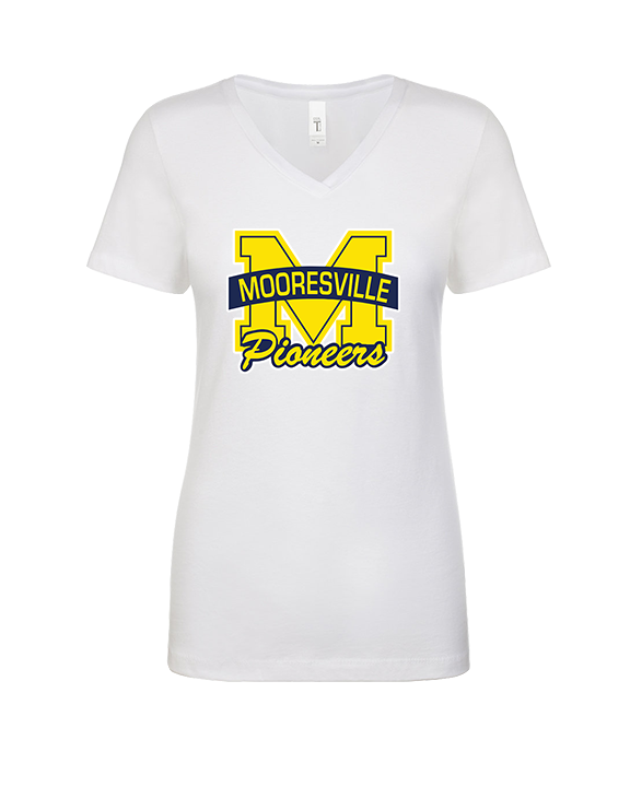 Mooresville HS Track & Field Logo M - Womens Vneck