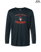 Morris Hills HS Football Curve - Mens Oakley Longsleeve