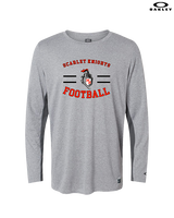 Morris Hills HS Football Curve - Mens Oakley Longsleeve