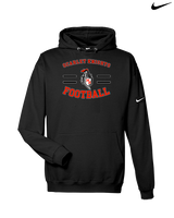 Morris Hills HS Football Curve - Nike Club Fleece Hoodie