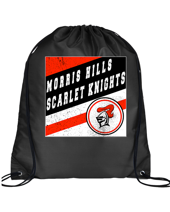 Morris Hills HS Football Square - Drawstring Bag
