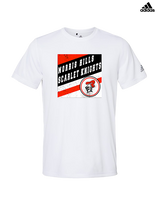 Morris Hills HS Football Square - Mens Adidas Performance Shirt