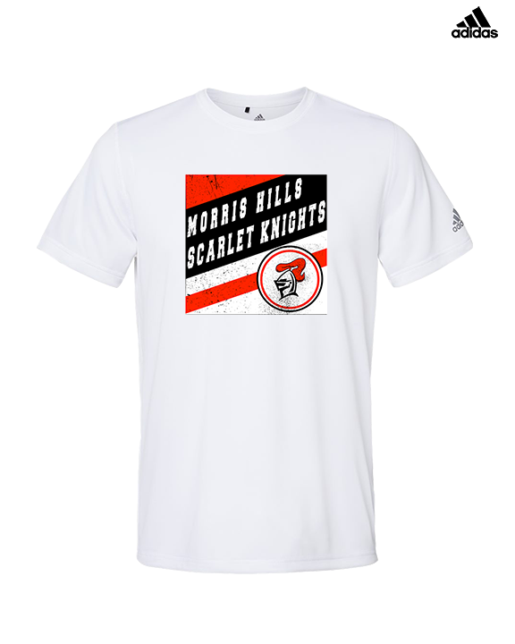 Morris Hills HS Football Square - Mens Adidas Performance Shirt