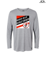 Morris Hills HS Football Square - Mens Oakley Longsleeve