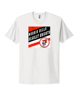 Morris Hills HS Football Square - Mens Select Cotton T-Shirt