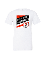 Morris Hills HS Football Square - Tri-Blend Shirt