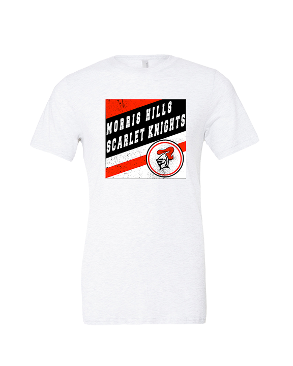 Morris Hills HS Football Square - Tri-Blend Shirt