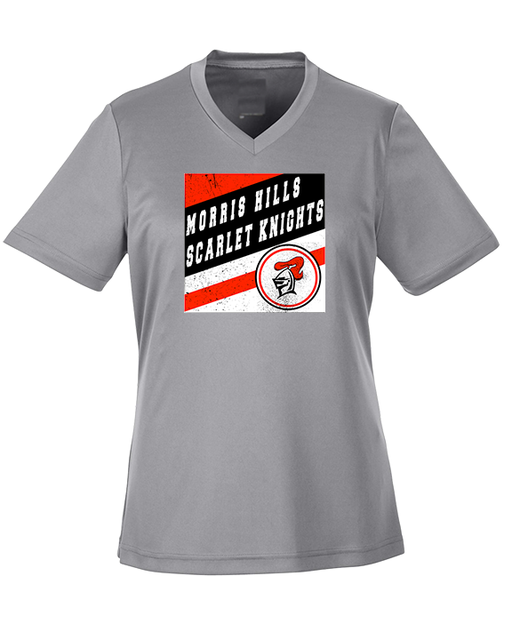 Morris Hills HS Football Square - Womens Performance Shirt