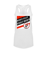Morris Hills HS Football Square - Womens Tank Top