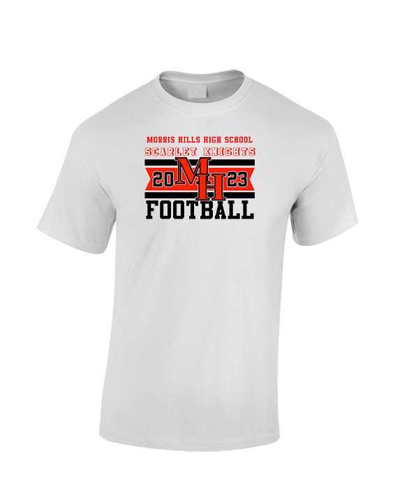Morris Hills HS Football Stamp - Cotton T-Shirt