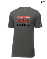 Morris Hills HS Football Stamp - Mens Nike Cotton Poly Tee