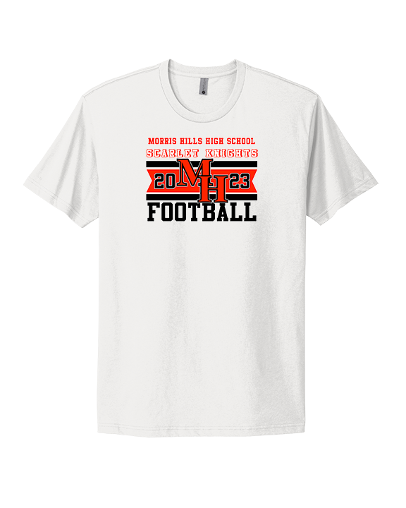 Morris Hills HS Football Stamp - Mens Select Cotton T-Shirt