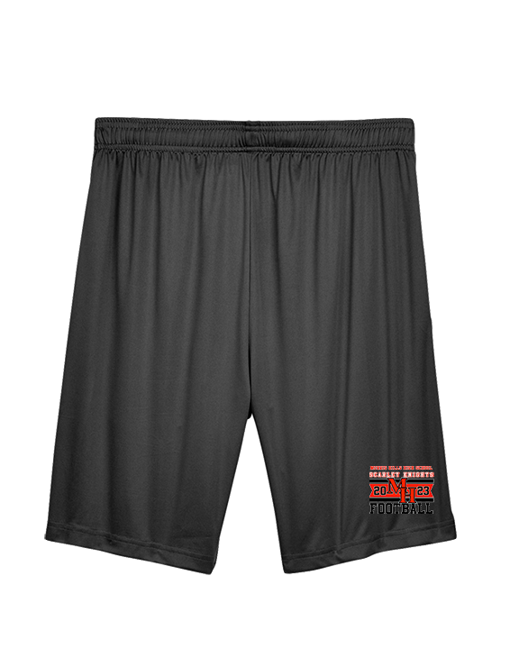 Morris Hills HS Football Stamp - Mens Training Shorts with Pockets