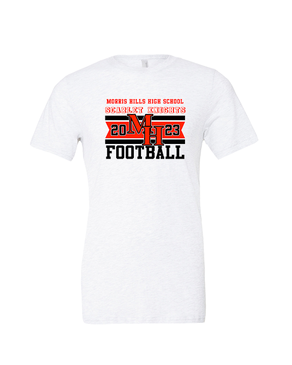 Morris Hills HS Football Stamp - Tri-Blend Shirt