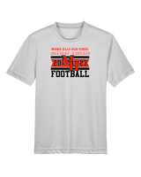 Morris Hills HS Football Stamp - Youth Performance Shirt