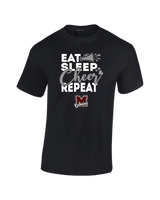Morristown Eat Sleep Cheer - Cotton T-Shirt