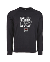 Morristown Eat Sleep Cheer - Crewneck Sweatshirt