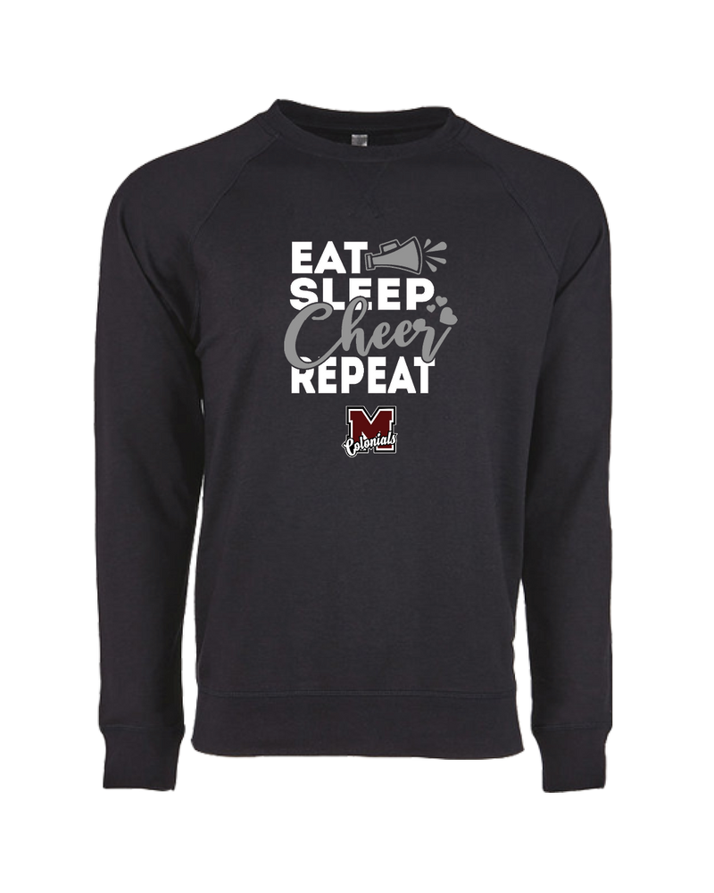 Morristown Eat Sleep Cheer - Crewneck Sweatshirt