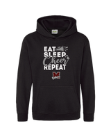 Morristown Eat Sleep Cheer - Cotton Hoodie