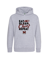 Morristown Eat Sleep Cheer - Cotton Hoodie