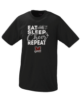 Morristown Eat Sleep Cheer - Performance T-Shirt