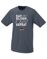 Morristown Eat Sleep Cheer - Performance T-Shirt