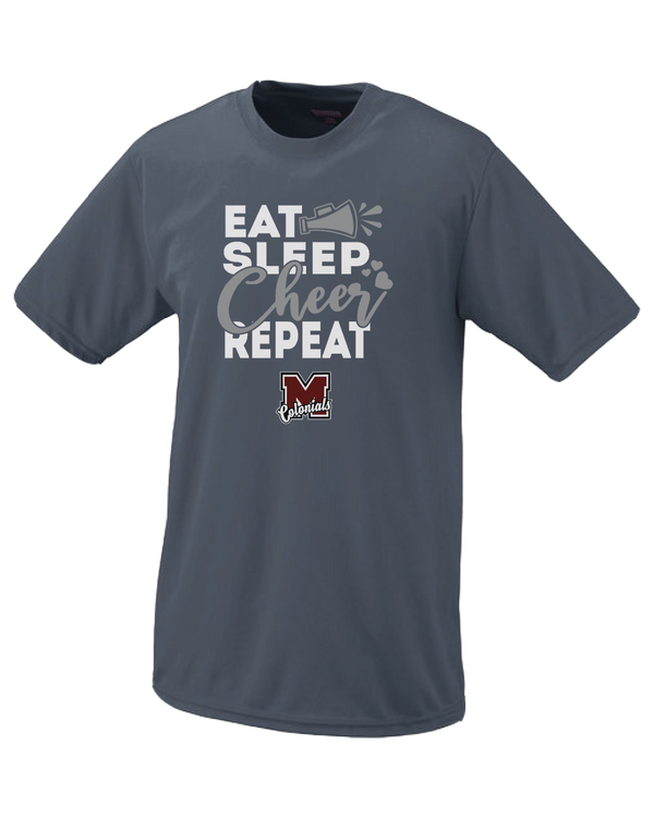 Morristown Eat Sleep Cheer - Performance T-Shirt