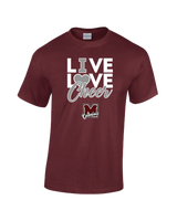Morristown Live Love Cheer - Cotton T-Shirt