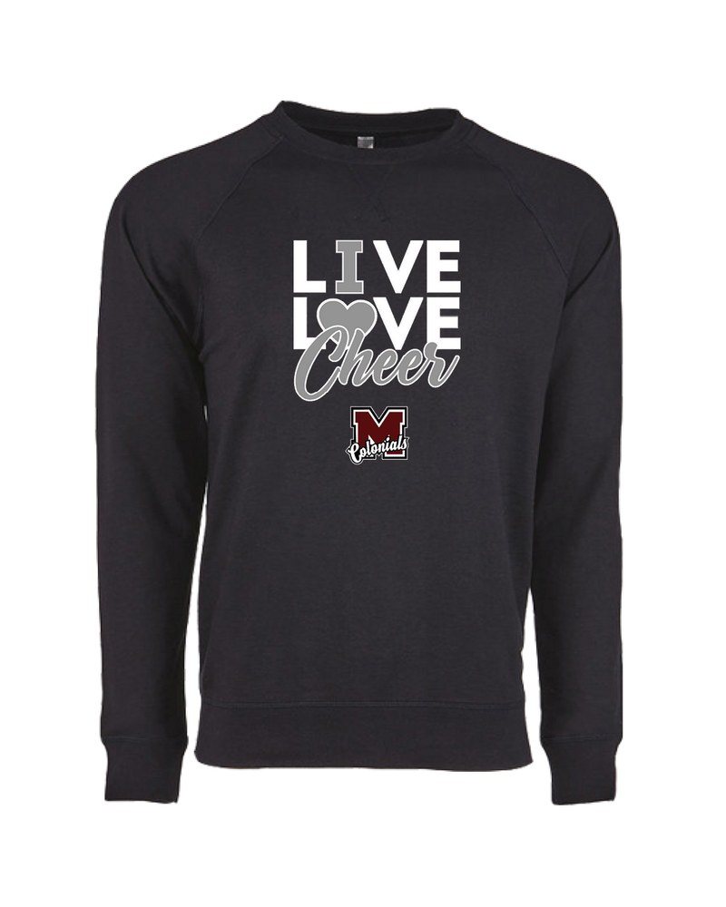 Morristown Live Love Cheer - Crewneck Sweatshirt