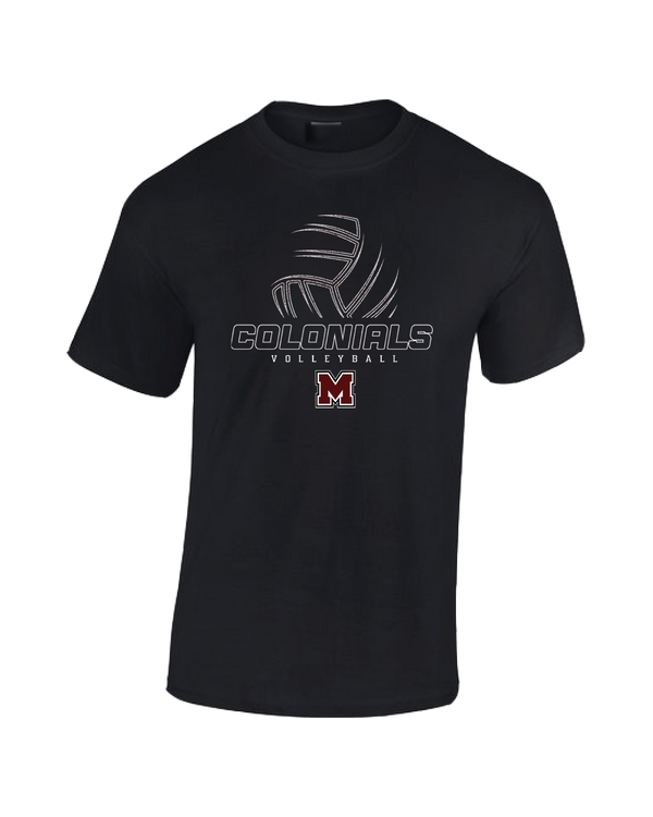 Morristown HS VB Outline - Cotton T-Shirt