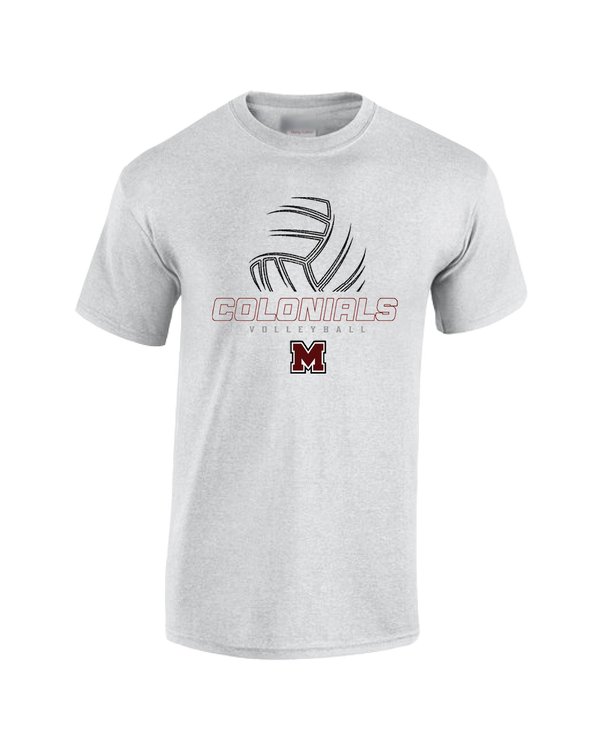 Morristown HS VB Outline - Cotton T-Shirt