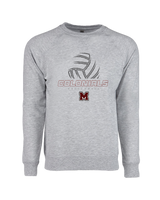 Morristown HS VB Outline - Crewneck Sweatshirt