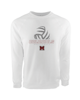 Morristown HS VB Outline - Crewneck Sweatshirt
