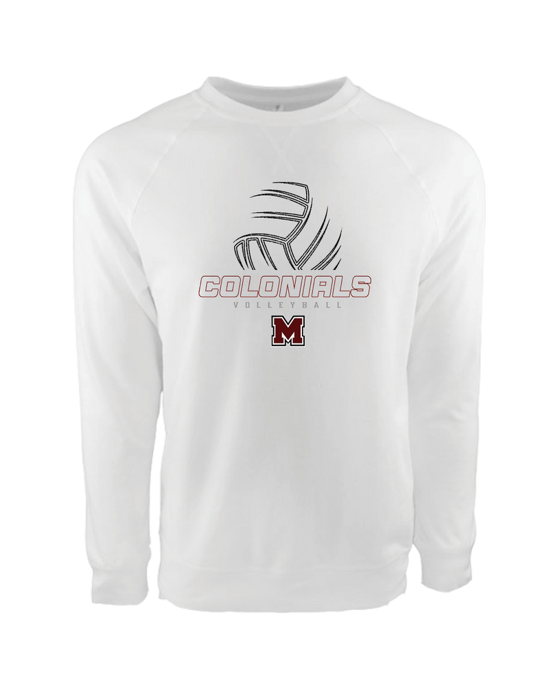 Morristown HS VB Outline - Crewneck Sweatshirt