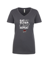 Morristown Eat Sleep Cheer - Women’s V-Neck