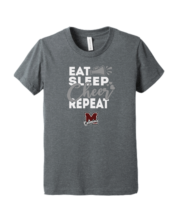 Morristown Eat Sleep Cheer - Youth T-Shirt