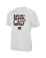 Morristown Eat Sleep Cheer - Youth Performance T-Shirt